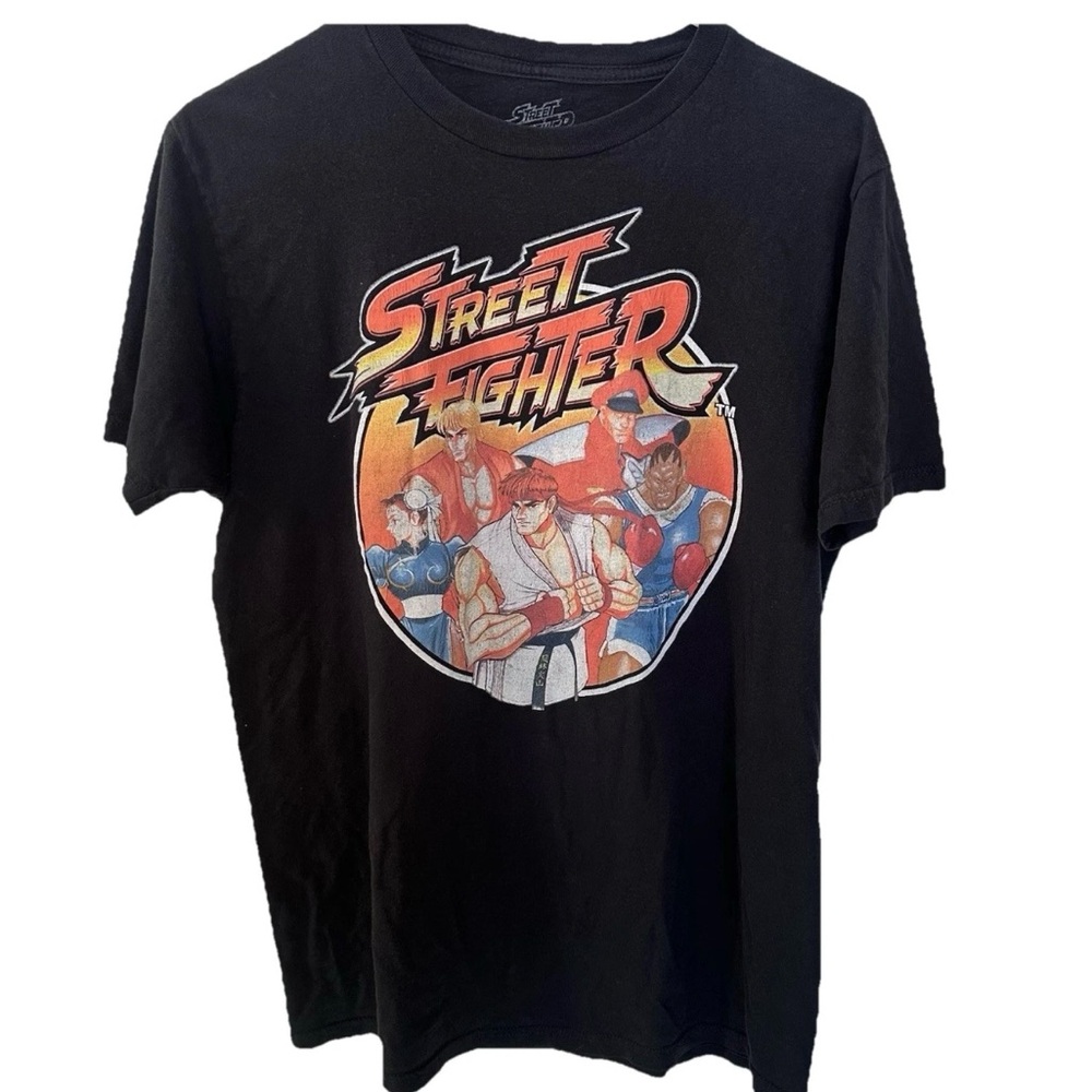 Street Fighter Retro Characters T Shirt Men’s Size Medium - Gamer Streetwear Y2K